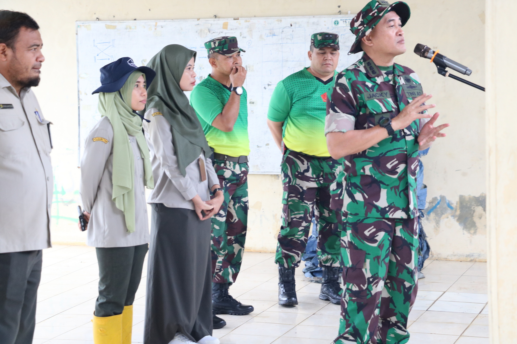 Praktik Bimtek Ketahanan Pangan TNI