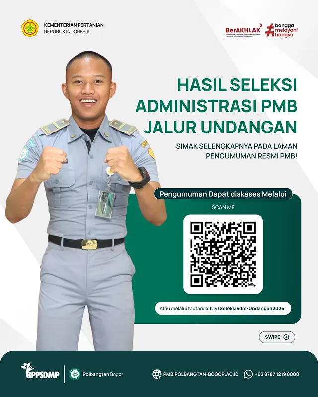 Hasil Seleksi Administrasi PMB Jalur Undangan