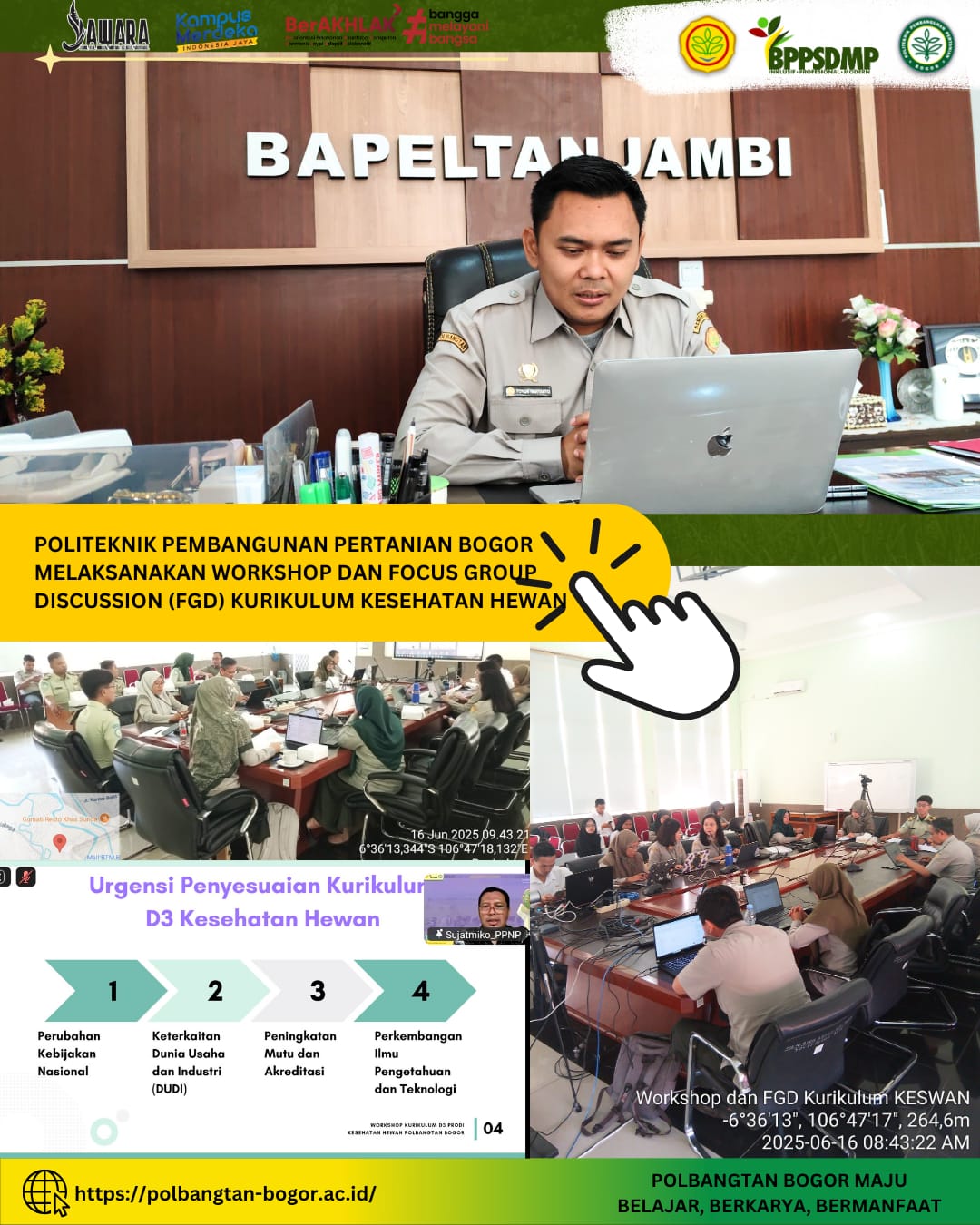 Workshop dan FGD Kurikulum Program Studi Kesehatan Hewan
