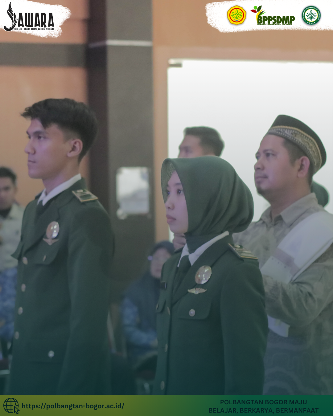 Resmi Sandang Gelar Profesional, Mahasiswa Polbangtan Kementan Ucapkan Sumpah Profesi Paramedik Veteriner