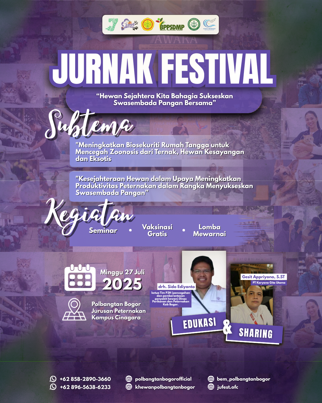 YOOO SOBAT PETERNAAK!! Siapin diri kamu buat dateng ke JURNAK FESTIVAL 2025