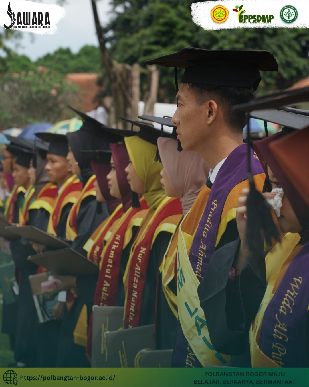 Lahirkan SDM Pertanian Unggul, Polbangtan Kementan Gelar Wisuda Sarjana Terapan dan Ahli Madya