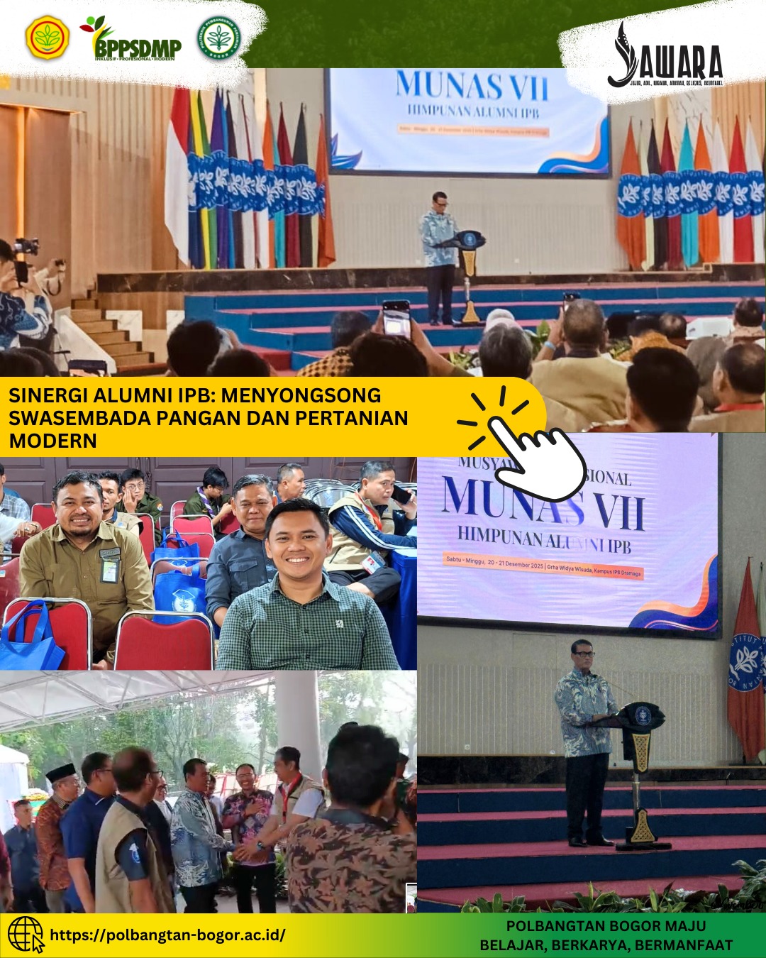 Sinergi Alumni IPB: Menyongsong Swasembada Pangan dan Pertanian Modern