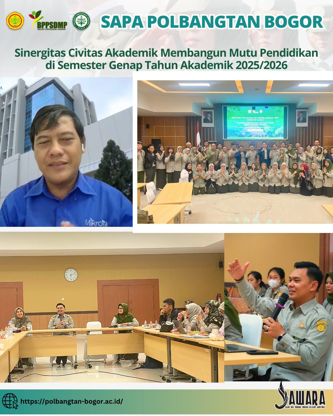 Sinergitas Civitas Akademik Membangun Mutu Pendidikan di Semester Genap Tahun Akademik 2025/2026
