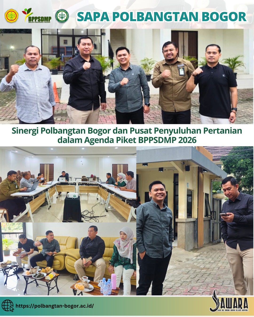 Sinergi Polbangtan Bogor dan Pusat Penyuluhan Pertanian dalam Agenda Piket BPPSDMP 2026
