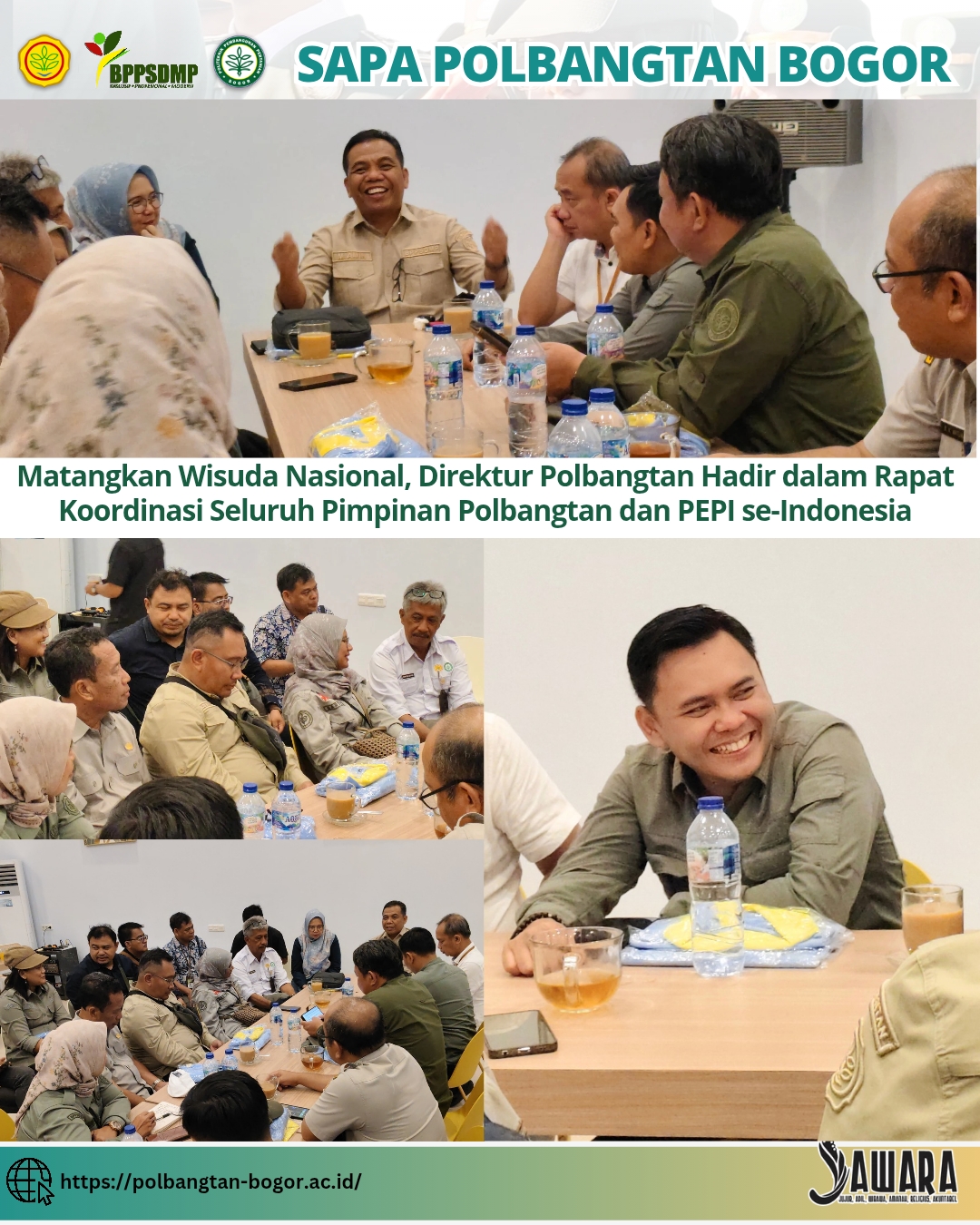 Matangkan Wisuda Nasional, Direktur Polbangtan Hadir dalam Rapat Koordinasi Seluruh Pimpinan Polbangtan dan PEPI se-Indonesia