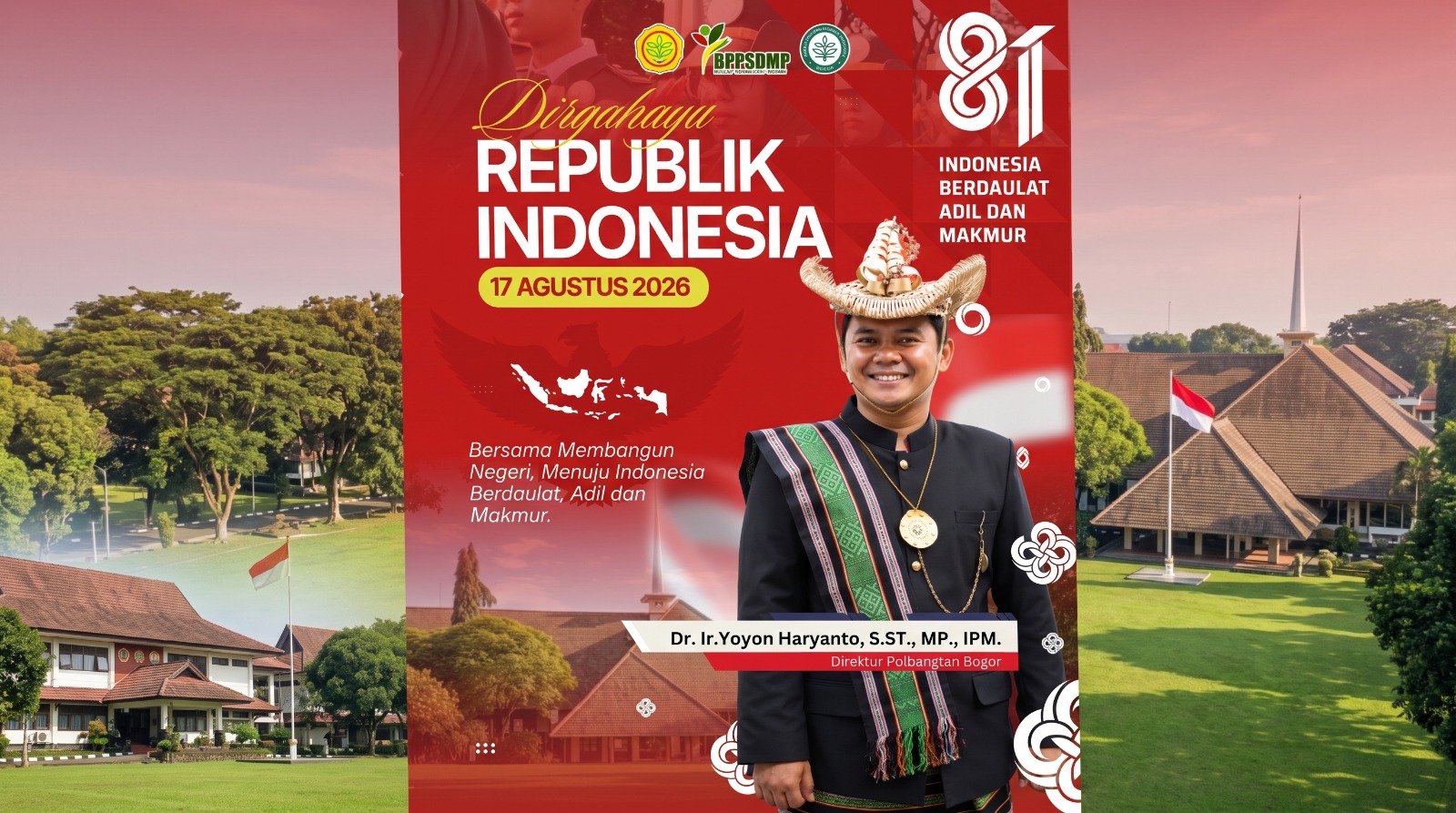 Peringatan HUT RI ke-81 di Polbangtan Bogor: Semangat Kemerdekaan untuk Generasi Muda Pertanian